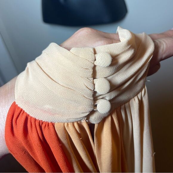 French connection halter orange block dress - Picture 4 of 4